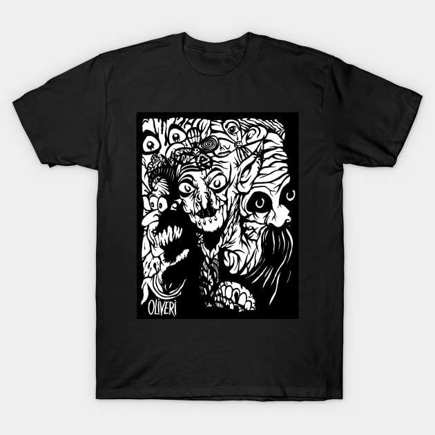 Demons T-Shirt by peteoliveriart